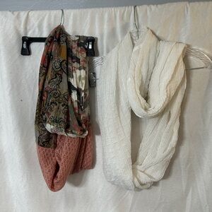 Paisley and White Fashion Scraves